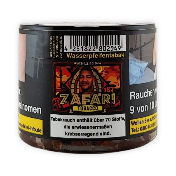 187 Strassenbande Zafari 25g Shisha Tabak